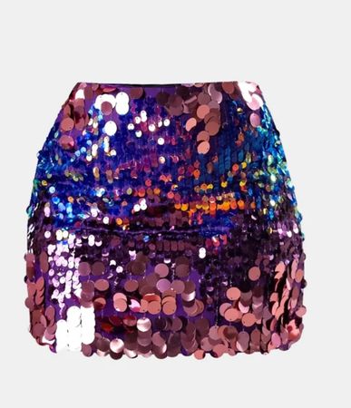 Paillete Mini Skirt