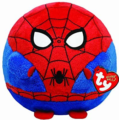 Amazon.com: Ty Beanie Ballz Spiderman Plush - Medium: Toys & Games