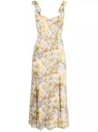 Reformation Nadira floral-print Midi Dress