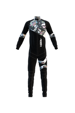 Kua Sky Sublimated Jumpsuits: The Sugar Skull