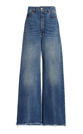 Mid Blue Vintage Wide-Leg Jeans By Stella Mccartney | Moda Operandi