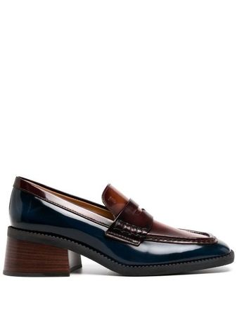 Tod's two-tone Heeled Loafers - Farfetch