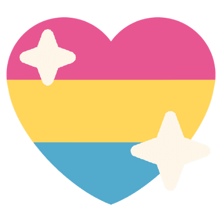 Pansexual heart emoji 1