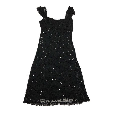 90s vintage black beaded floral pattern sleeveless fitting, - Depop