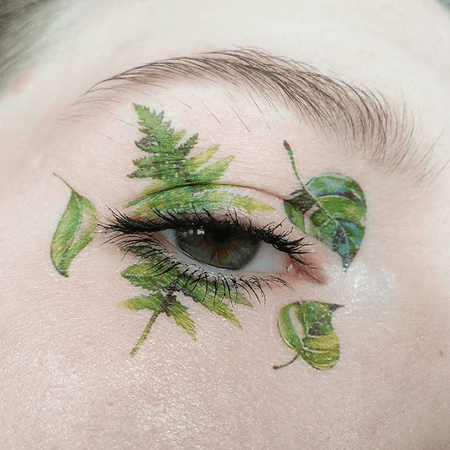 leaf make up makeup