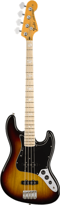 Fender American Original '70s Jazz Bass, 3-Color Sunburst,  Electric Guitar Bass