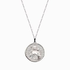 Sterling Silver Medallion Necklace