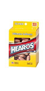 Amazon.com: HEAROS Ultimate Softness Series Ear Plugs, Beige, 56 Pair: Health & Personal Care