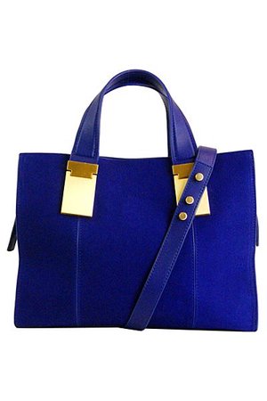 velvet blue bag