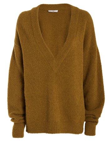 Airy Alpaca V-Neck Sweater
