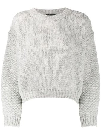 Roberto Collina drop-shoulder Chunky Sweater - Farfetch