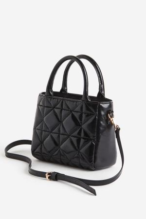 Quilted Crossbody Bag - Black - Ladies | H&M US