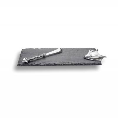 Mariposa Sailboat Slate and Spreader Set | The Paper Store