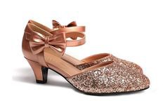 1920's Glitter Bow Heels