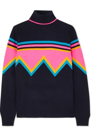 Chinti and Parker | Cashmere and wool-blend turtleneck sweater | NET-A-PORTER.COM
