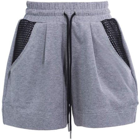 L23 - Cotton Jersey High Waisted Shorts