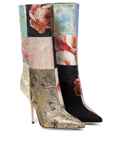 DOLCE & GABBANA Patchwork ankle boots