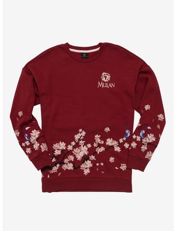 Disney Mulan Embroidered Floral Crewneck - BoxLunch Exclusive | BoxLunch