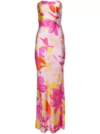 Retrofete Keaton floral-print Silk Dress - Farfetch