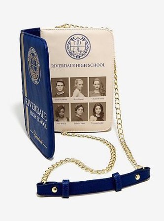 Riverdale High School Yearbook Faux Leather Crossbody Clutch Purse Bag NWT! | eBay