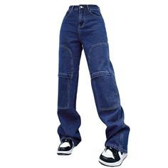 y2k aesthetic vans jeans pants dark blue