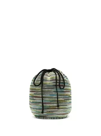 Missoni Knitted Drawstring Bucket Bag - Farfetch