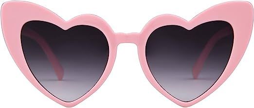 Amazon.com: GIFIORE Gafas de sol con forma de corazón, estilo vintage, retro, de gran tamaño, ojo de gato, gris, rosado, (Pink Frame/Grey Lens) : Ropa, Zapatos y Joyería