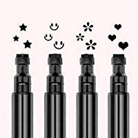 Amazon.com : YuYe Women Long Lasting Black Liquid Eyeliner Cosmetics Makeup Tool with Cute Stamp - Heart# : Gateway