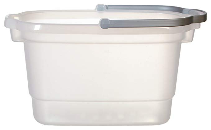 Casabella 4 Gallon Rectangular Bucket, Clear: Amazon.ca: Home & Kitchen