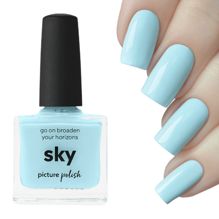 Nail Polish Sky, Summer Blue Nails | Picture Polish