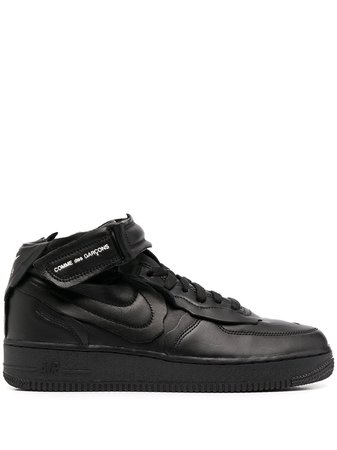 Nike x Comme Des Garçons Air Force 1 Mid Sneakers - Farfetch