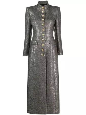 Alessandra Rich Tweed And Lurex Coat - Farfetch
