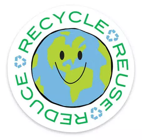 reduce reuse recycle sticker - Google Search