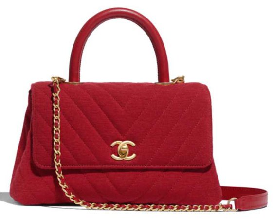 Chanel red bag