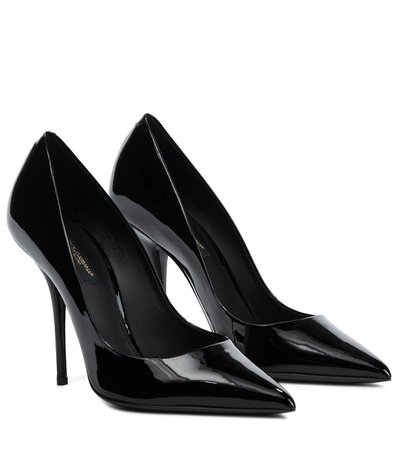 Dolce & Gabbana - Cardinale patent leather pumps | Mytheresa