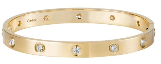 Cartier | LOVE Bracelet, 10 diamonds – Yellow Gold