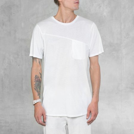 POCKET TEE Men's White T-Shirt Super Soft Supima | Etsy