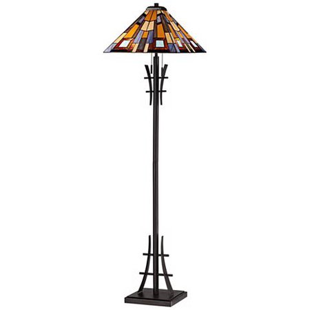 Robert Louis Tiffany Jewel Tone Art Glass Floor Lamp - #V3461 | Lamps Plus