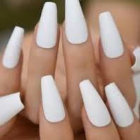 long white acrylic nails - Google Search
