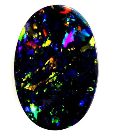 (012) 4.59ct Great Colour Spectrum Solid Black Opal..A Brilliant Gem!! | Global Opals - Australian Black Opals