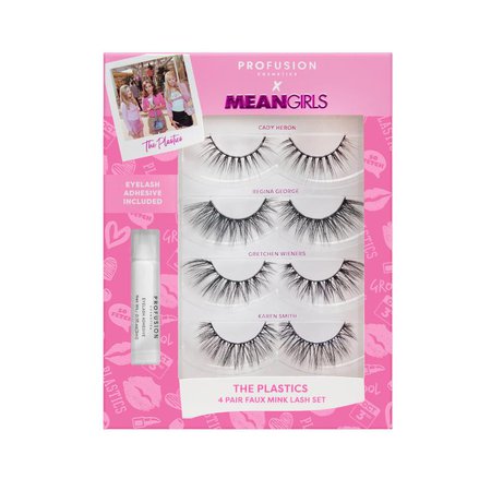Mean Girls The Plastics 4 Pair Faux Mink Lash Set | Profusion Cosmetics
