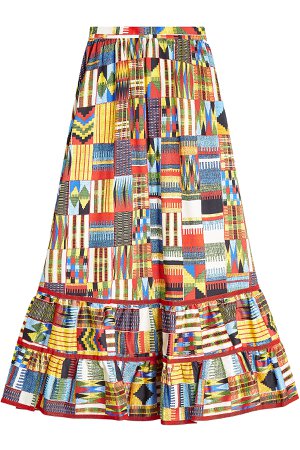 Batik Printed Cotton Skirt Gr. IT 40