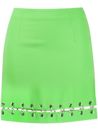 IRENEISGOOD ring-embellished Split Skirt - Farfetch