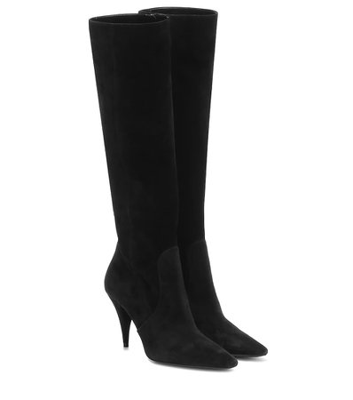 Kiki 85 Suede Knee-High Boots | Saint Laurent - Mytheresa