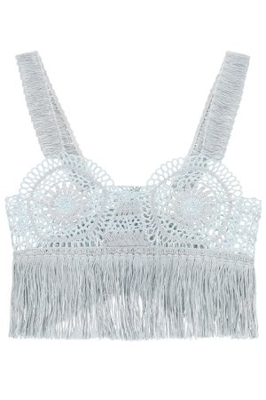 Stella McCartney Crochet Top With Fringes