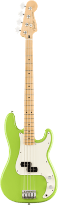 Fender Player Precision Bass, Electron Green, Electric Guitar Bass