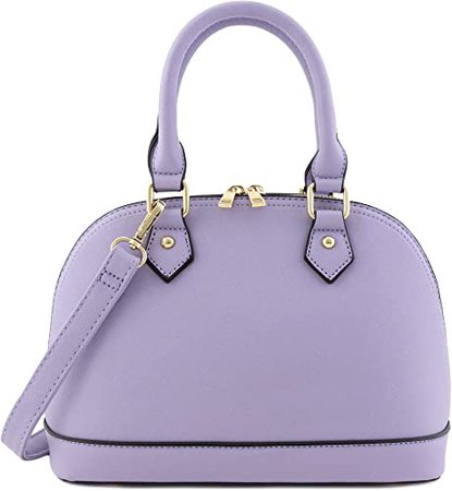 Amazon.com: Classic zippered bag, purple, one size fits all : Clothing, Shoes and Jewelry