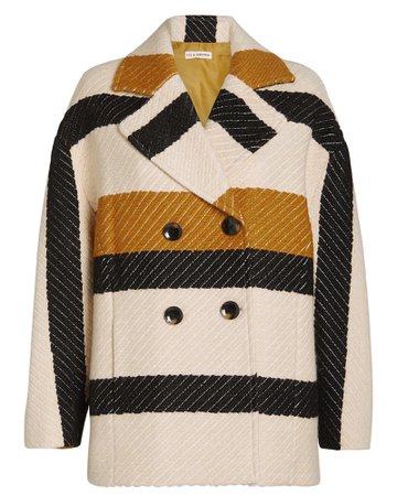 Emery Striped Double Breasted Jacket