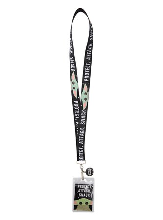 Star Wars The Mandalorian The Child Protect Attack Snack Lanyard