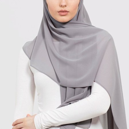 Grey Inayah Hijab